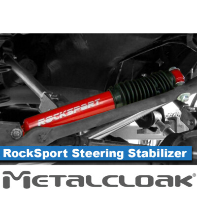 RockSport RED Steering Stabilizer Kit, TJ Wrangler