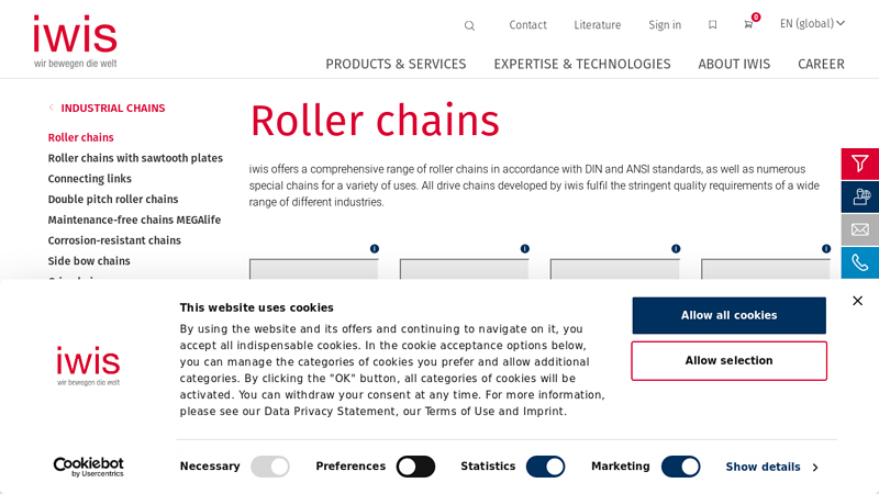 Roller chains