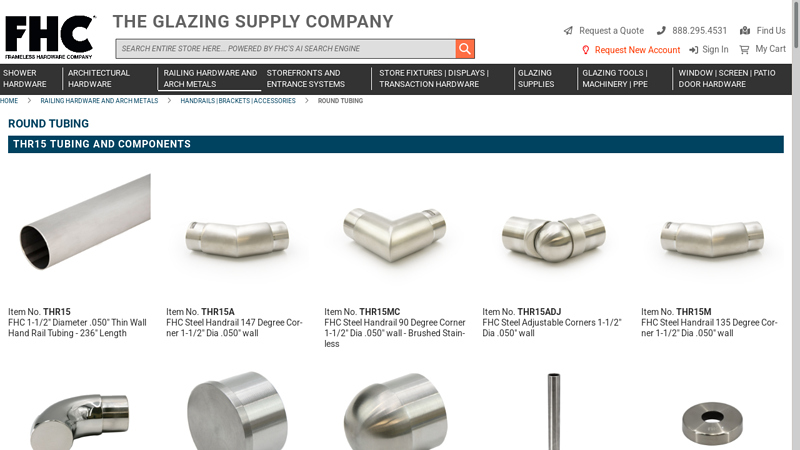 Round Tubing - Handrails