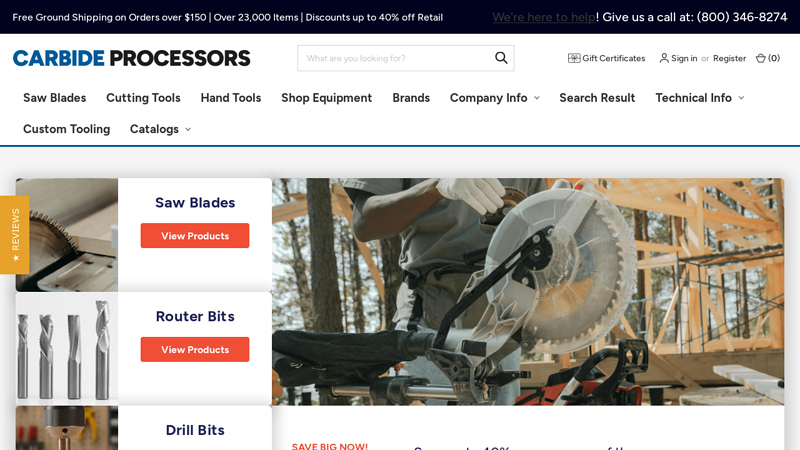 Router Bits, Saw Blades, Carbide, Drill Bits