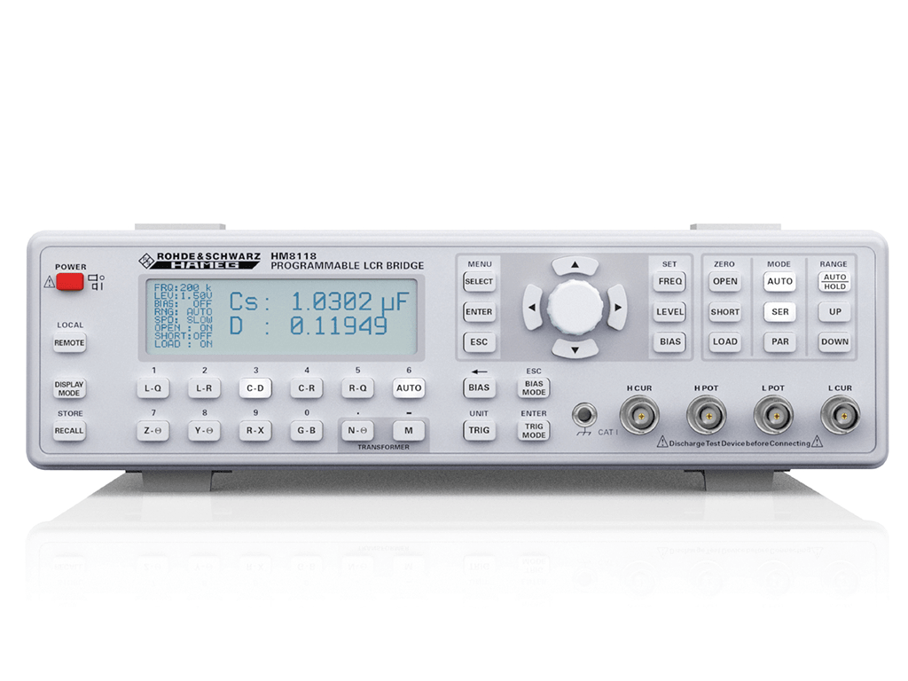 R&S®HM8118 LCR Bridge/Meter