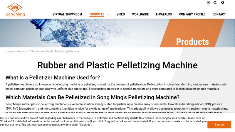 Rubber and Plastic Pelletizing Machine