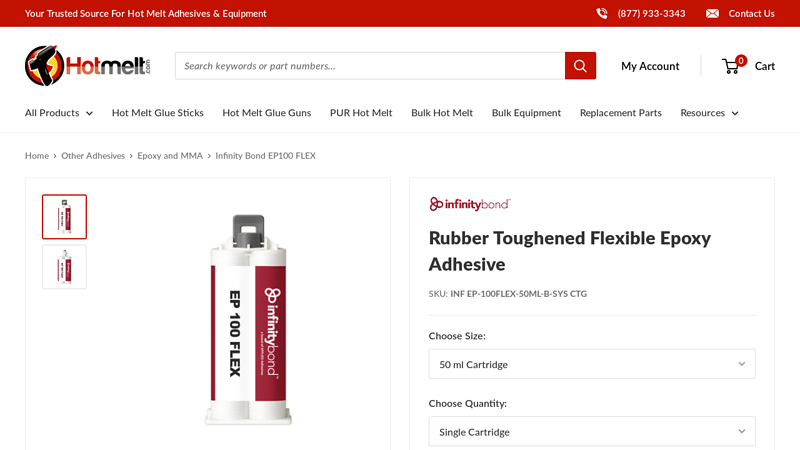 Rubber Toughened Flexible Epoxy Adhesive