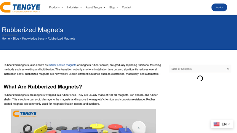 Rubberized Magnets