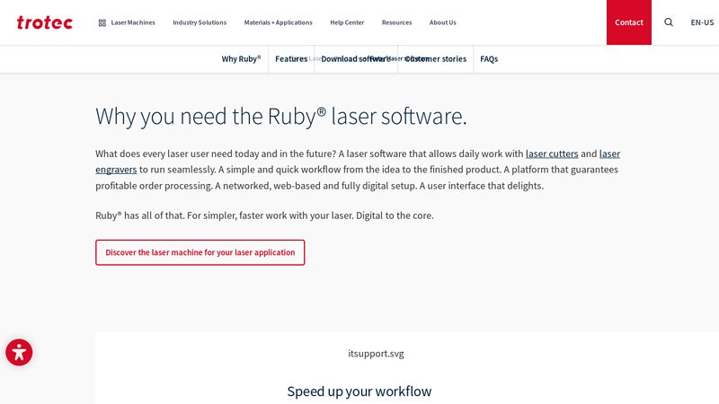 Ruby® laser software