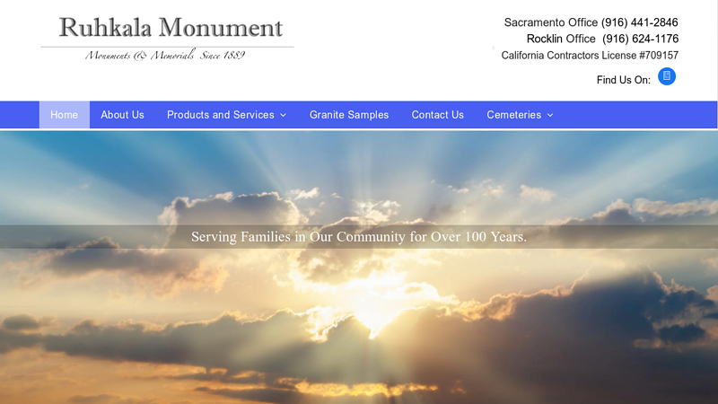 Ruhkala Monument Company