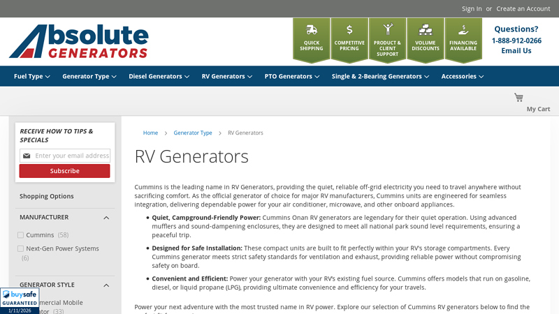 RV Generators