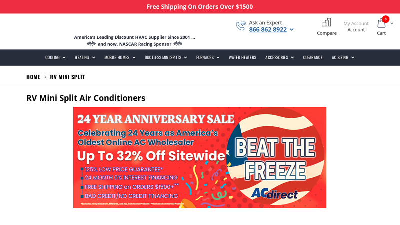 RV Mini Split Air Conditioners