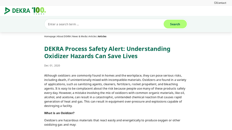 Safety Alert