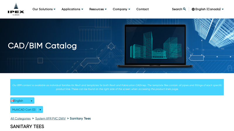 Sanitary Tees On IPEX