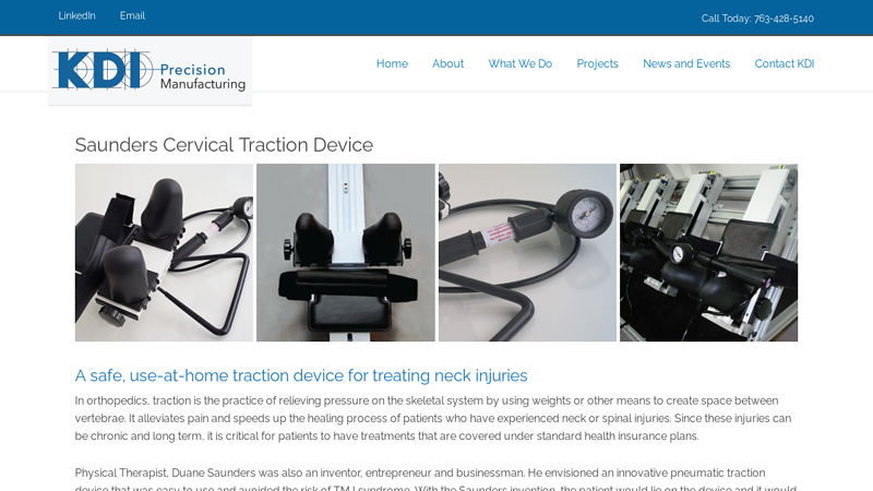 Saunders Cervical Traction Device