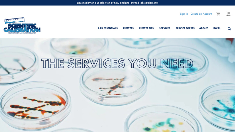 Scientific Calibration Homepage