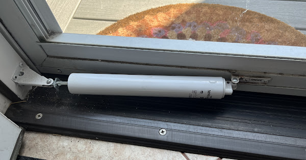 Screen door piston closing too fast from the beginning
