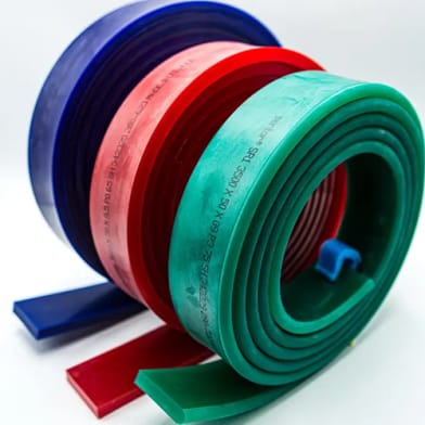 Screen printing squeegee blades