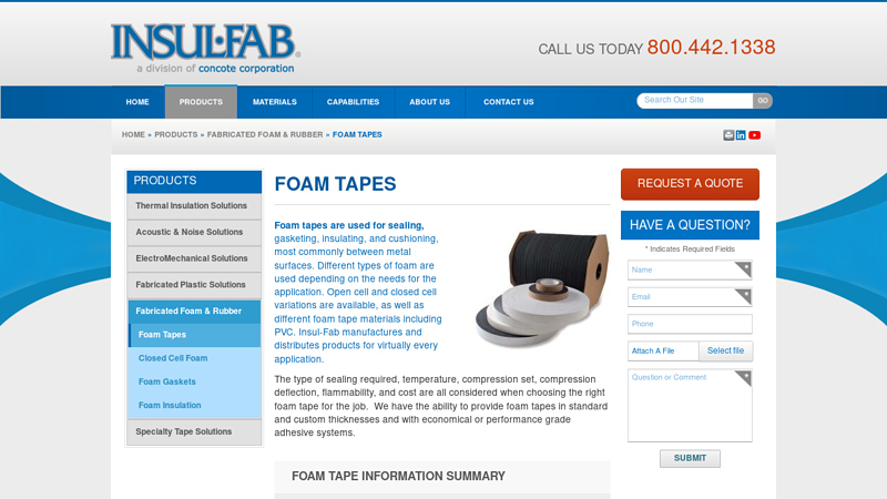 Sealing Foam Tapes