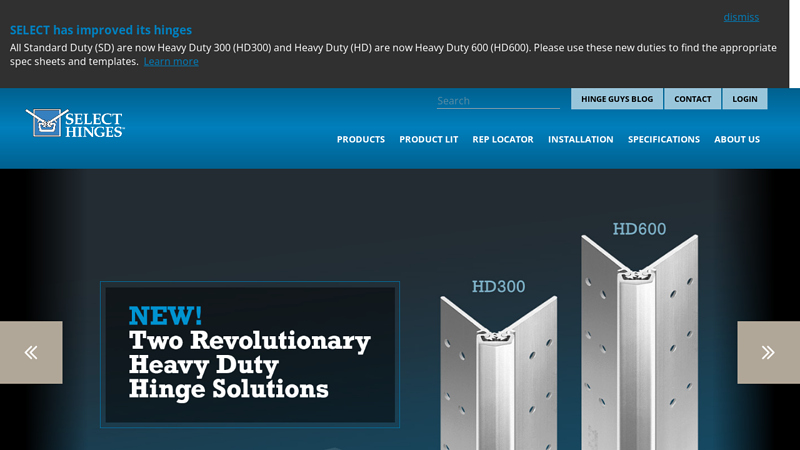 SELECT Hinges