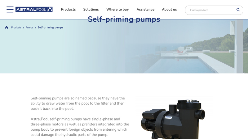 Self-priming pumps