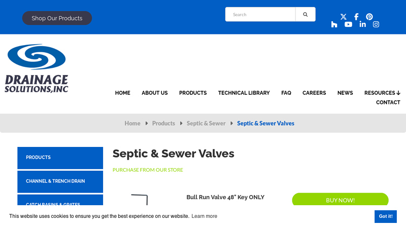 Septic & Sewer Valves