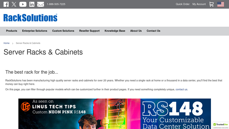 Server Racks & Cabinets