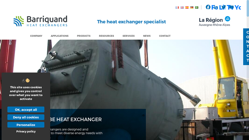 Shell and tube heat exchanger