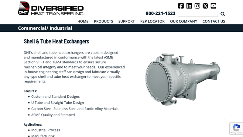 Shell & Tube Heat Exchangers