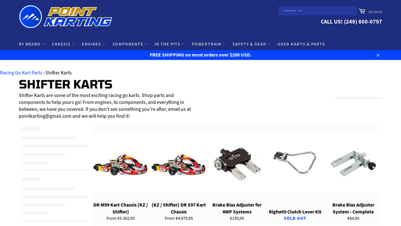 Shifter Kart Parts