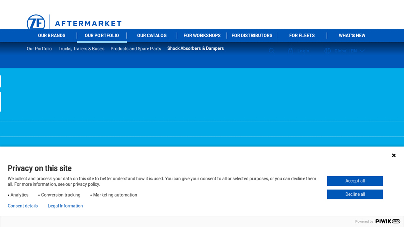 Shock Absorbers, Dampers & Suspension