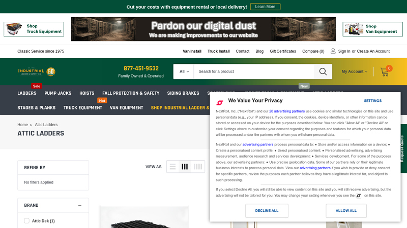Shop Attic Ladders for  and Commercial Use from Industrial ...