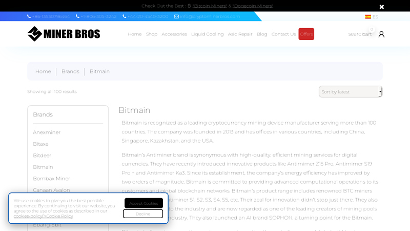 Shop Bitmain Asic Miners