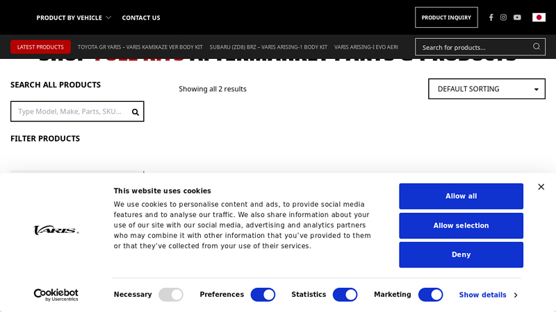 SHOP Full Kits AFTERMARKET PARTS & PRODUCTS