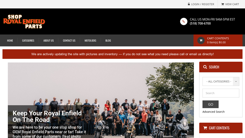 Shop Royal Enfield Parts