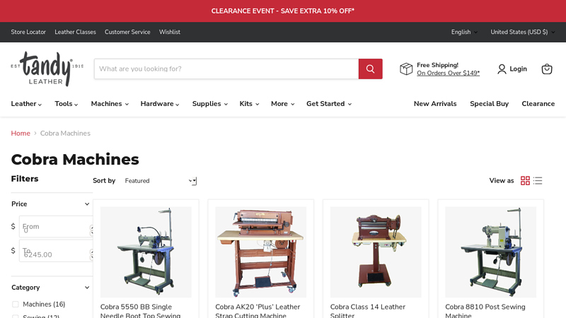 Shop TandyPro® Machines