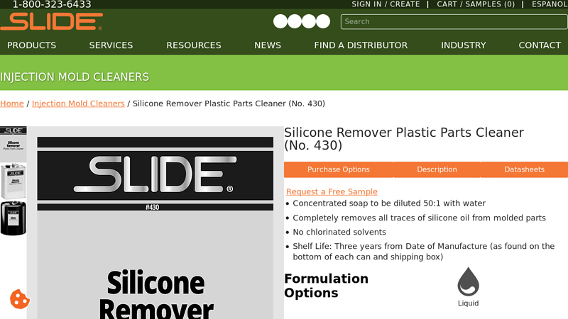 Silicone Remover Plastic Parts Cleaner (No. 430)