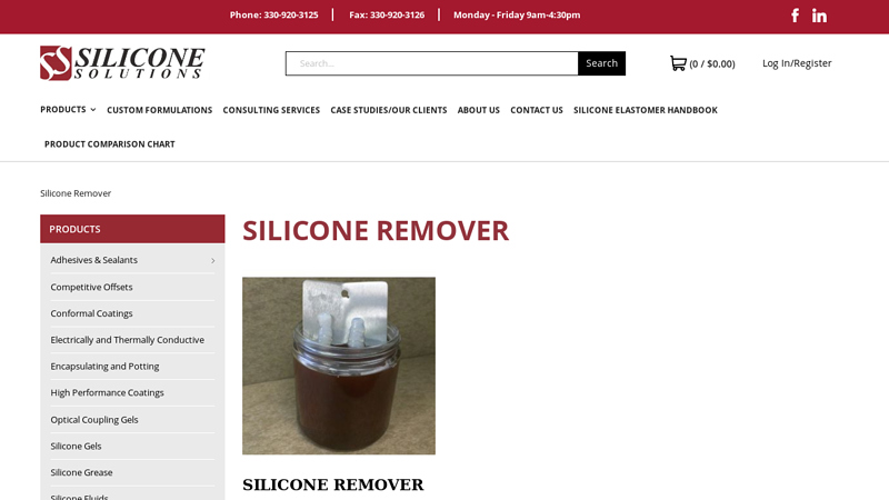 Silicone Remover Solvent