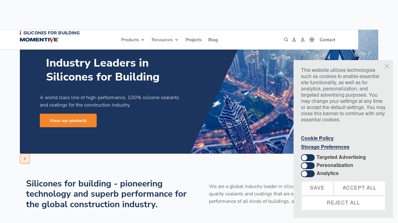 Silicones for Building