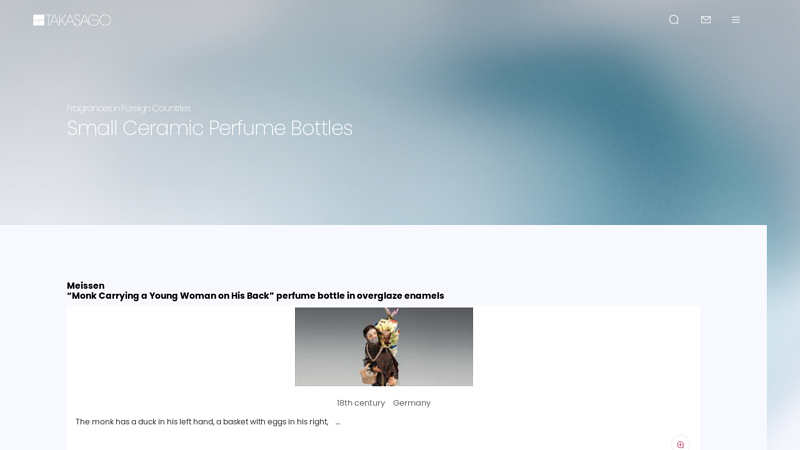 Small Ceramic Perfume Bottles