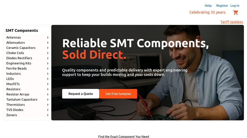 SMD Components: Capacitors, Resistors, Inductors, LEDs