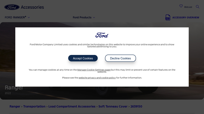 Soft Tonneau Cover black