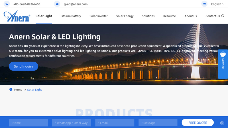 Solar & LED Light Manufacturer/Supplier/Company