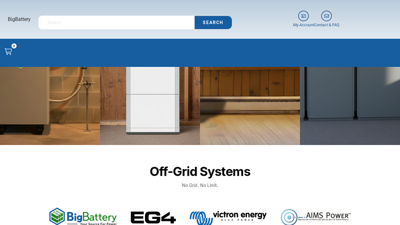 Solar Off-Grid Lithium Battery Banks & Backup Systems