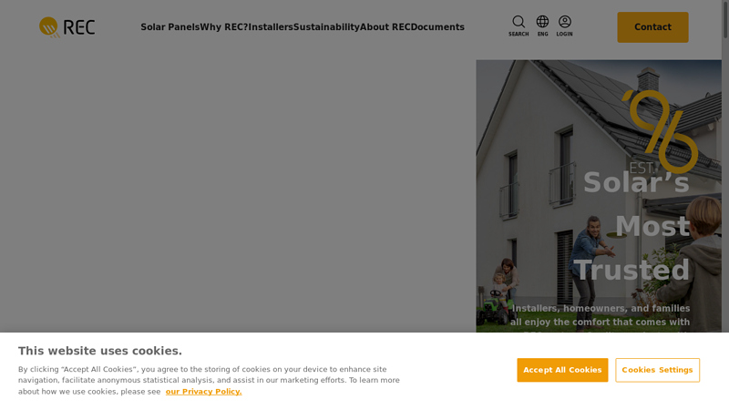 Solar panel manufacturer, trusted since 1996