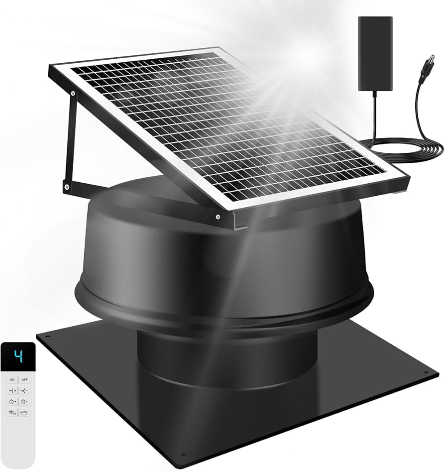 Solar Powered Attic Fans
