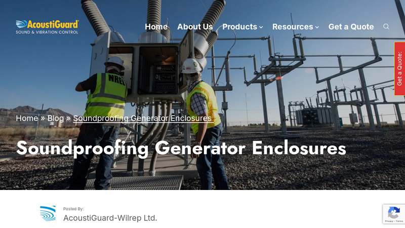Soundproofing Generator Enclosures