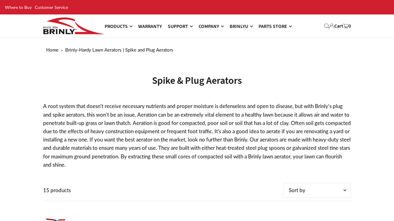 Spike and Plug Aerators