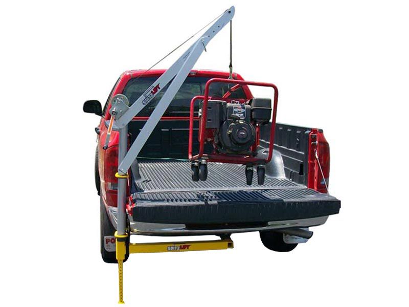 Spitzlift Receiver Hitch Mounted Crane for Trucks and Vans
