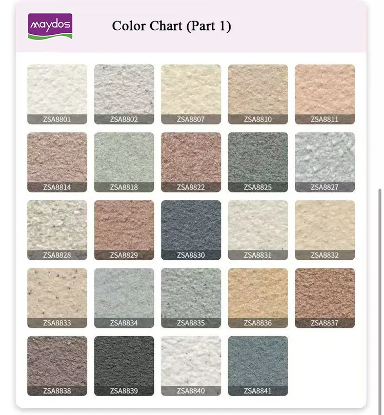 Spray Paint Color Chart