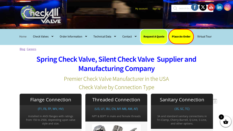 Spring Check Valve