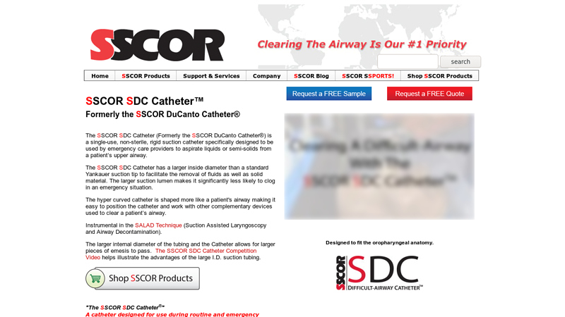SSCOR SDC Catheter