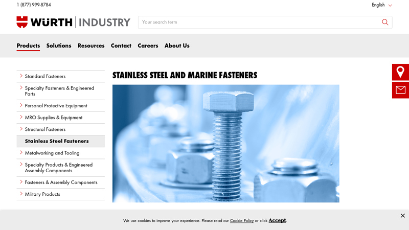 Stainless Steel and Marine Fasteners