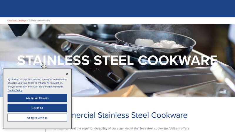stainless steel cookware